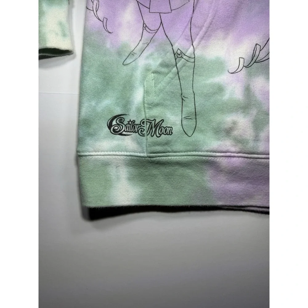 Sailor Moon Primitive Skateboarding Toei Animation Tie Dyed L‎ hoody Sweater - Picture 4 of 6